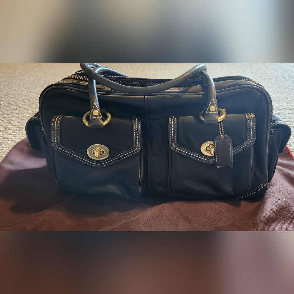 Authentic Coach Nylon Tote Bag